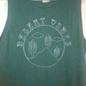 “Desert vibes” tank top size M